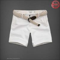 heren abercrombie and fitch casual shorts band wit Outlet Online ppmhi522